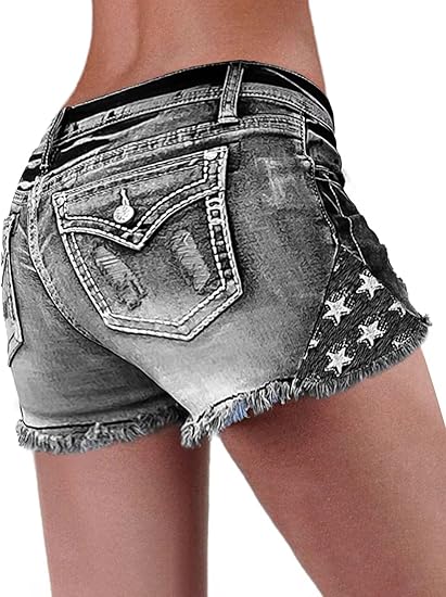 Embroidery Jeans - 【HME】กางเกงยีนส์ | ปลดปล่อยความเท่ในตัวคุณด้วยกางเกงยีนส์เอวสูงตัวนี้ ที่มาพร้อมกับดีไซน์ฟอกสีแบบขาดๆ ขอบกางเกงรุ่ย และกระเป๋าติดหมุดโลหะ