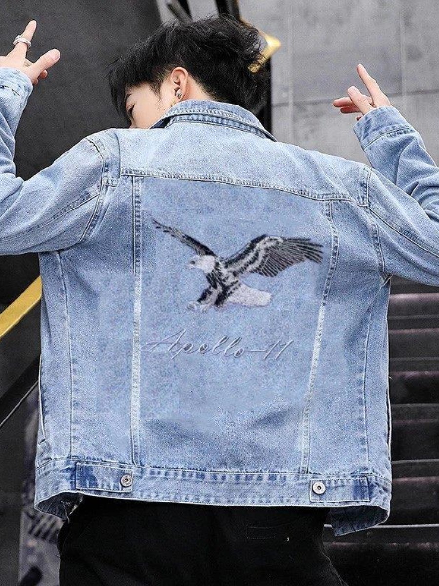 Embroidery Jeans - ใหม่ 2026 เสื้อแจ็คเก็ตยีนส์ผู้ชายฤดูใบไม้ผลิฤดูใบไม้ร่วงเย็บปักถักร้อยกางเกงยีนส์คุณภาพสูงเสื้อกั๊กคุณภาพสูงเสื้อแจ๊กเก็ตผู้ชายแฟชั่นสไตล์คนเมือง
