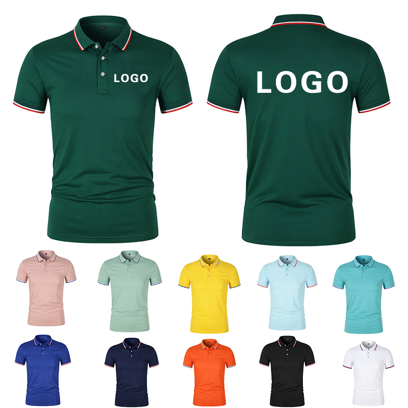 Embroidery Men Shirt - เสื้อโปโลแขนสั้นคอปกสำหรับผู้ชายผู้หญิงฤดูร้อนเสื้อ6XL 5XL ขนาดใหญ่ปักโลโก้ชื่อบริษัทกีฬาวิ่งขนาดใหญ่สำหรับผู้ชายและผู้หญิง