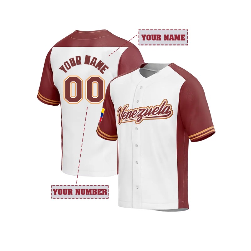 Custom เวเนซุเอลาเบสบอลเสื้อยื - Embroidery Men Shirt บทวิจารณ์และราคา