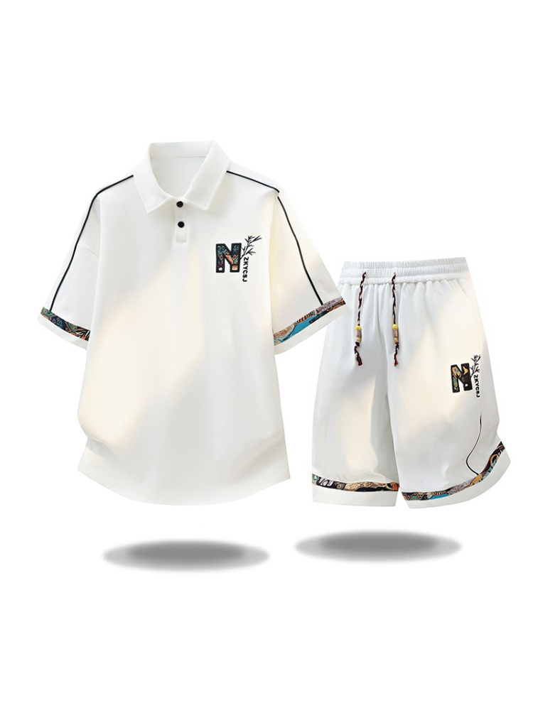 แฟชั่นฤดูร้อนใหม่ เสื้อยืดแขนส - Embroidery Men Shirt บทวิจารณ์และราคา