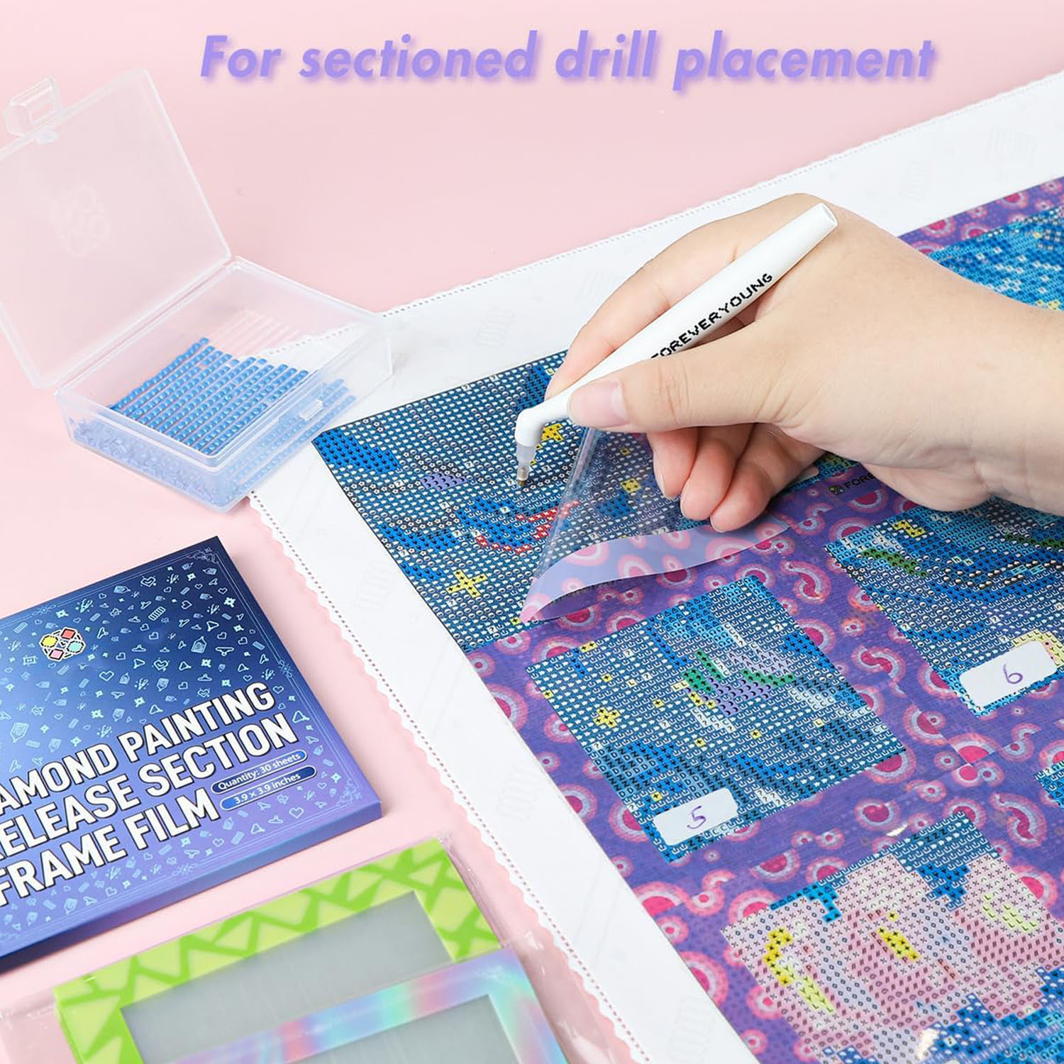 ชุดอุปกรณ์วาดภาพเพชร 30 ชิ้น ฟ - Embroidery Uae บทวิจารณ์และราคา