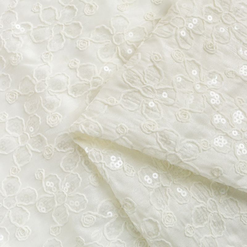 ผ้าแจ็คการ์ดลายดอกไม้ปักด้วยเช - Embroidery Design 3D บทวิจารณ์และราคา