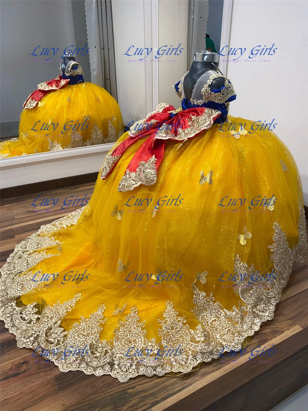 ชุดเดรสเด็กผู้หญิงลายดอกไม้สวย - Embroidery Yellow Dress บทวิจารณ์และราคา