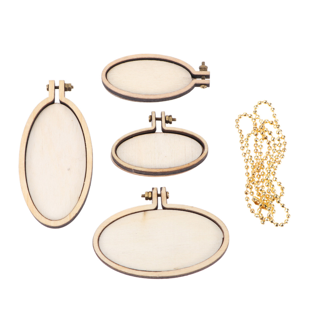 กรอบไม้สำหรับปักครอสสติช 5 ชิ้ - Embroidery Chain Stitch บทวิจารณ์และราคา