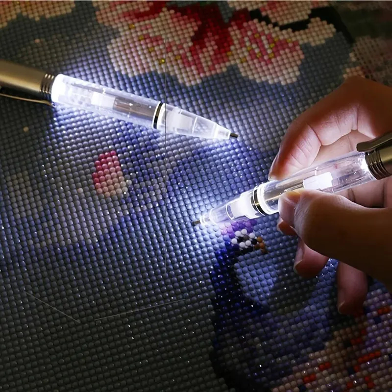 ปากกาเพชร LED สำหรับงานปักครอส - Embroidery Painting บทวิจารณ์และราคา