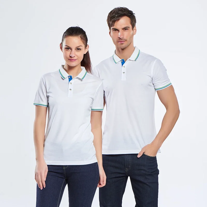 เสื้อโปโลแขนสั้นสำหรับกีฬากลุ่ - Embroidery Men Shirt บทวิจารณ์และราคา
