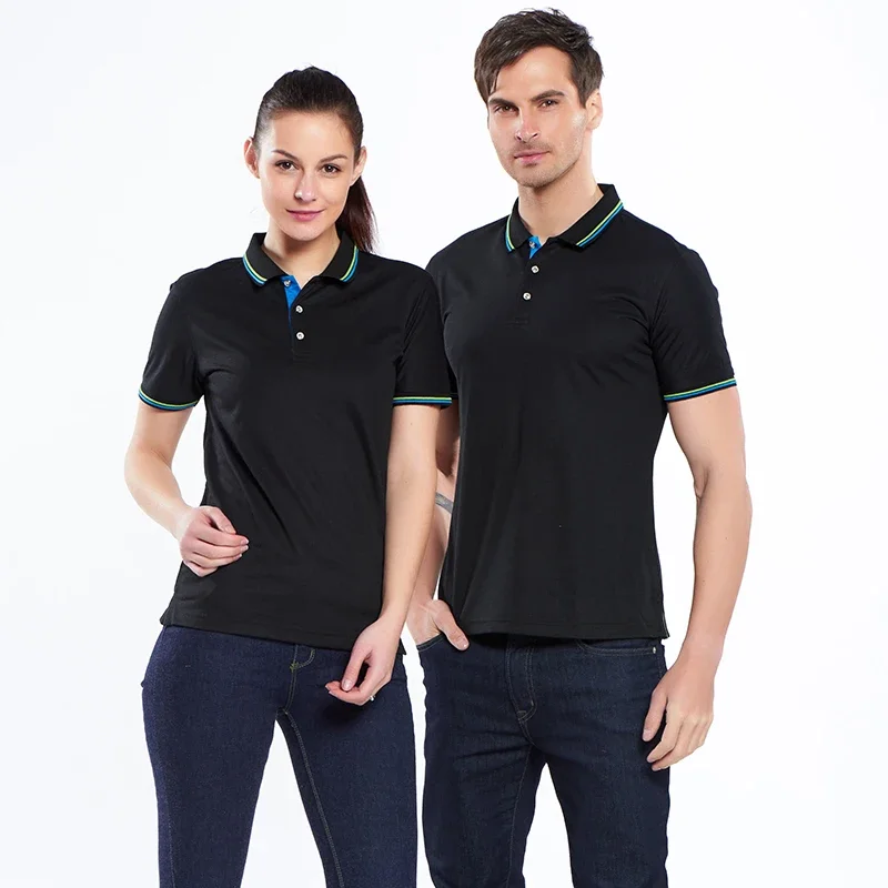 เสื้อโปโลแขนสั้นสำหรับกีฬากลุ่ - Embroidery Men Shirt บทวิจารณ์และราคา