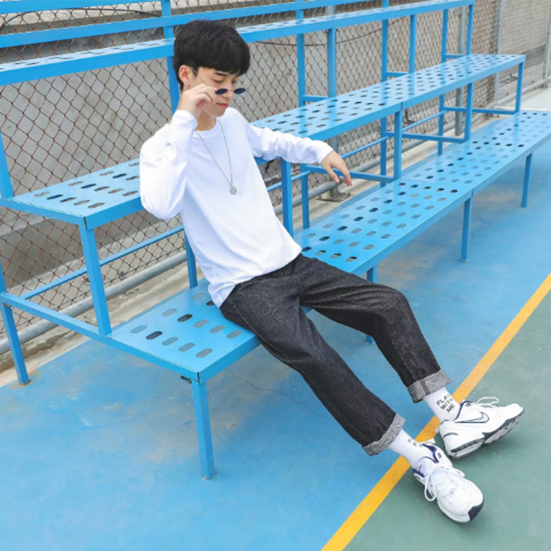 100% Cotton Men 'S เสื้อยืดคอก - Embroidery Men Shirt บทวิจารณ์และราคา