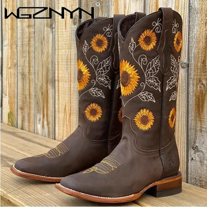 Designer ผู้หญิงกาแฟสีน้ําตาลเ - Embroidery On Leather บทวิจารณ์และราคา