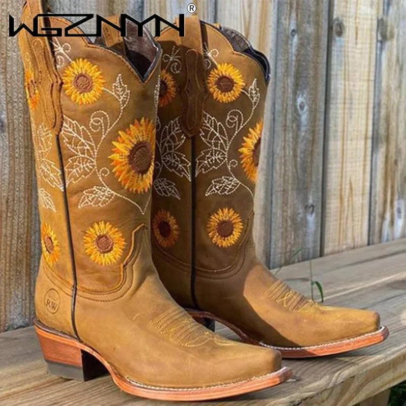 Designer ผู้หญิงกาแฟสีน้ําตาลเ - Embroidery On Leather บทวิจารณ์และราคา