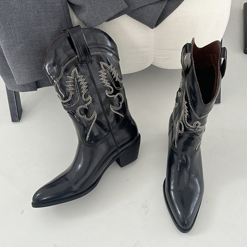 Liyke Designer ไวน์แดงหนัง Wes - Embroidery On Leather บทวิจารณ์และราคา