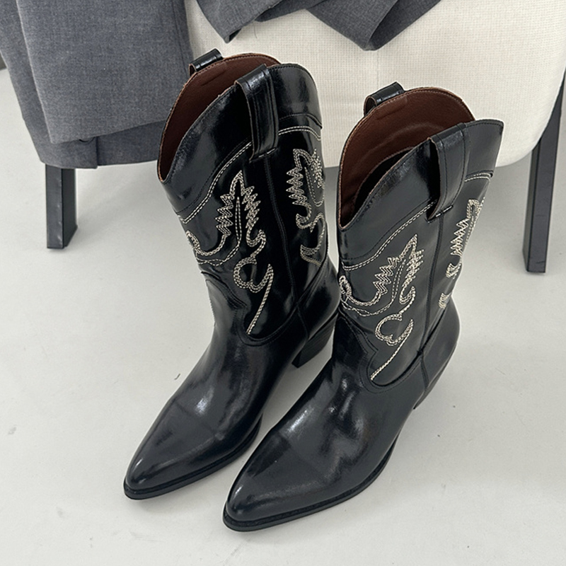 Liyke Designer ไวน์แดงหนัง Wes - Embroidery On Leather บทวิจารณ์และราคา