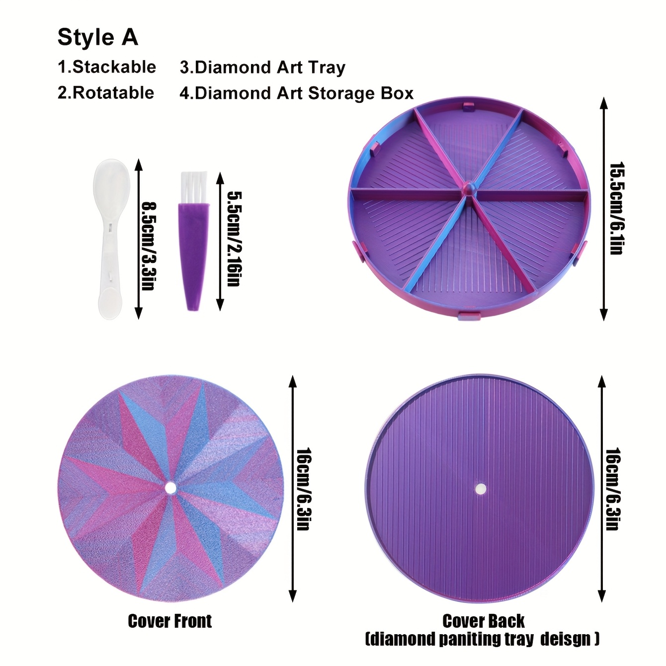 กล่องเก็บถาดเพชรสำหรับงานเพ้นท - Embroidery Uae บทวิจารณ์และราคา