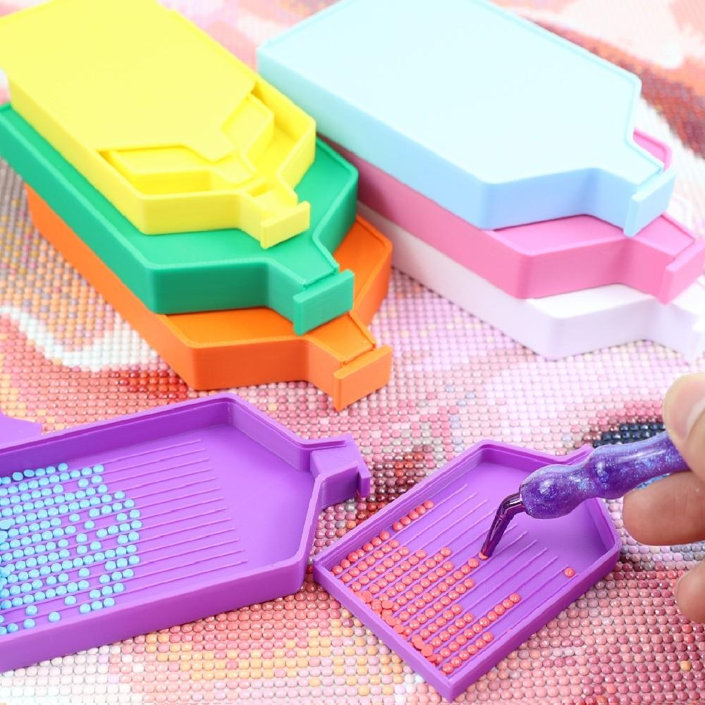 ถาดใส่เพชร DIY 3 ชิ้น ขนาดต่าง - Embroidery Uae บทวิจารณ์และราคา