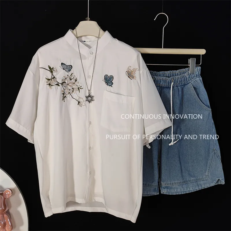ชุด 3 ชิ้นสำหรับผู้ชาย เสื้อเช - Embroidery Men Shirt บทวิจารณ์และราคา