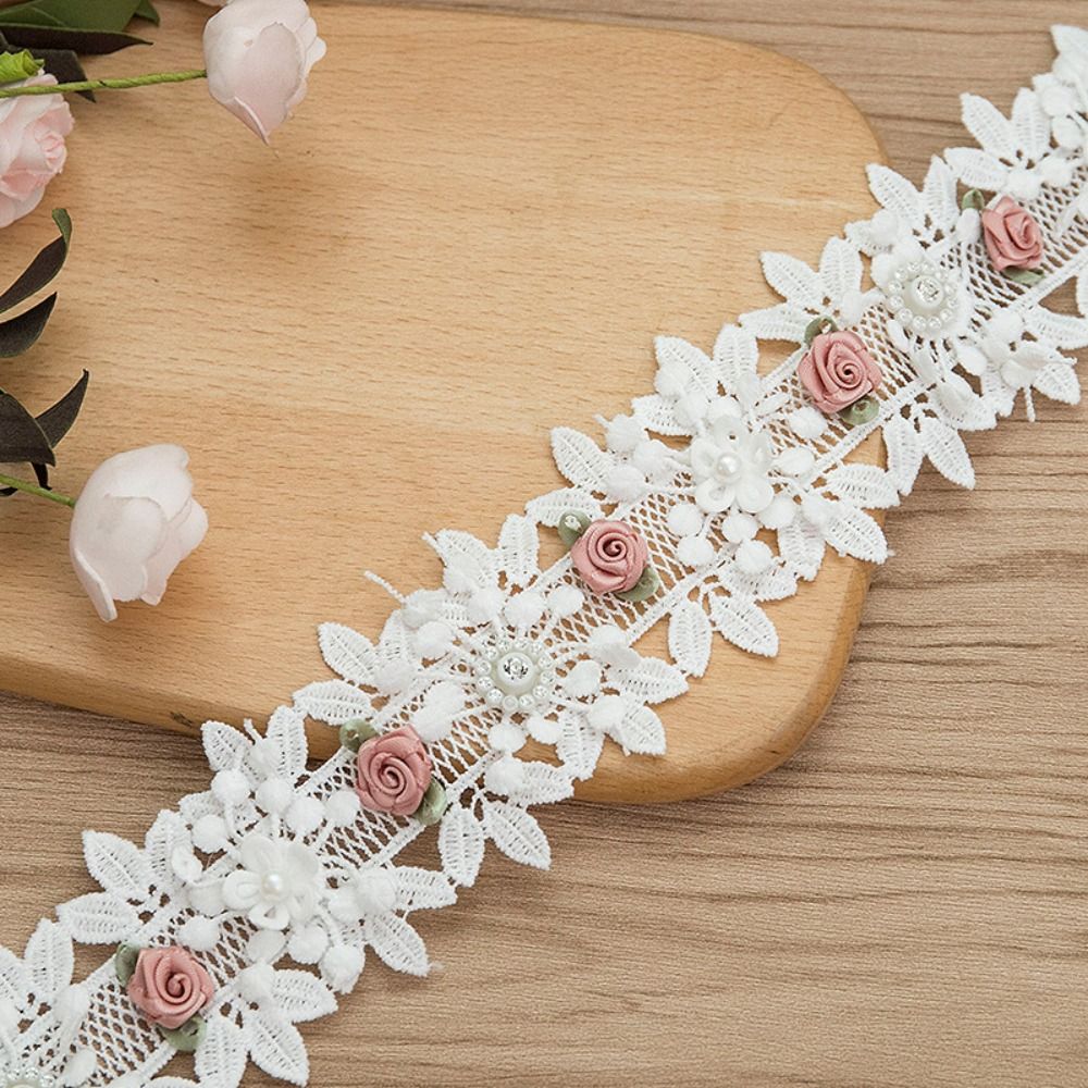 ลูกไม้ปักลายดอกไม้ 3 มิติ วัสด - Embroidery Design 3D บทวิจารณ์และราคา