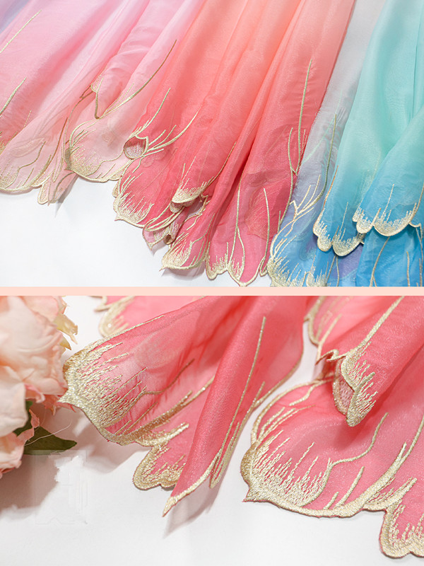 เย็บปักถักร้อยสีเขียวสีฟ้าGrad - Embroidery Gradient บทวิจารณ์และราคา
